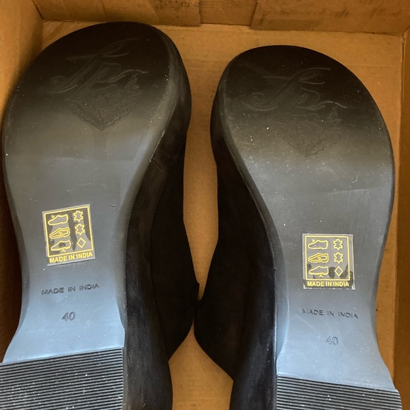 Free People Black Sandals Size 10 - Picture 11 of 15